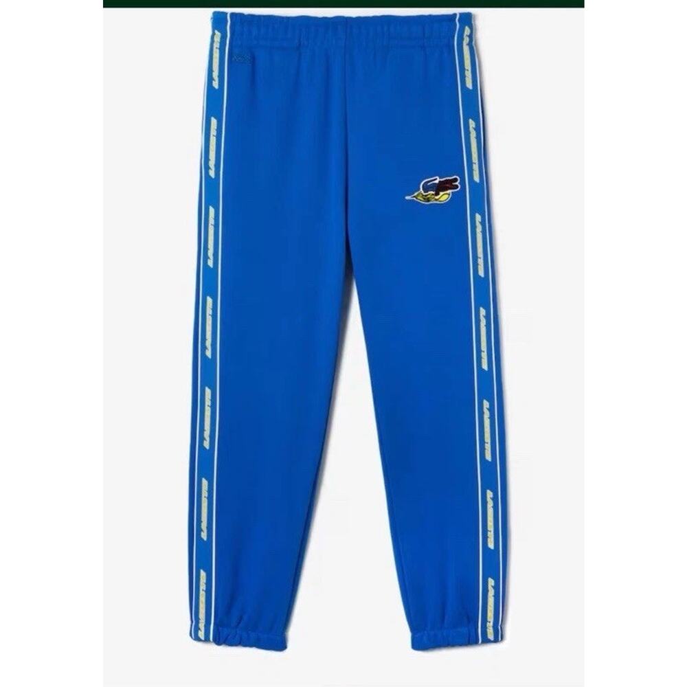 Lacoste Blue Sweat Pants Size Small Light Sweats Tennis Lounge Bottom